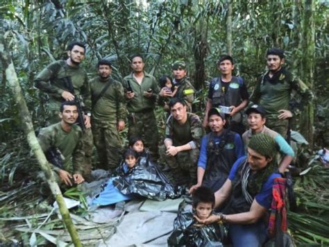 children found in jungle after plane crash