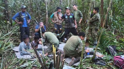 children lost in colombian jungle found