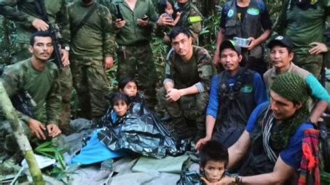 children survive in jungle after plane crash
