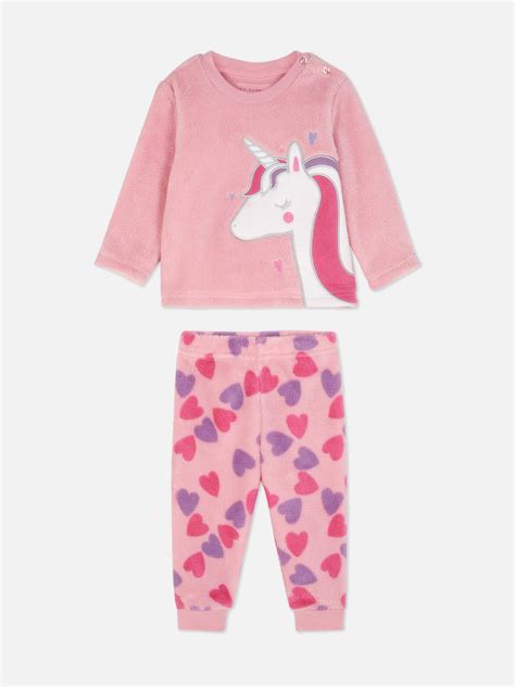 Childrens Fleece Pyjamas Primark