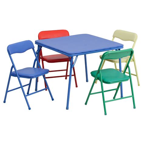 Childrens Foldable Table And Chairs