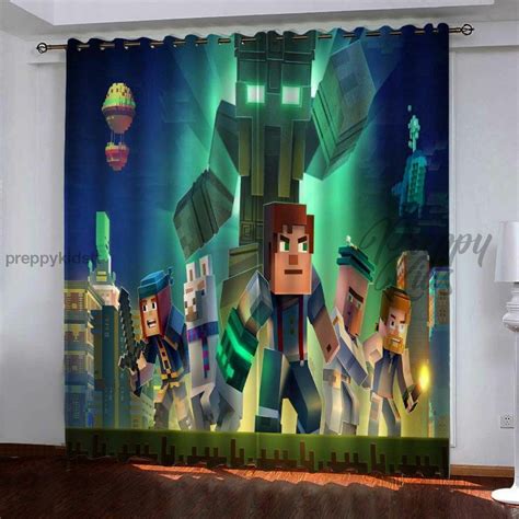Childrens Minecraft Curtains