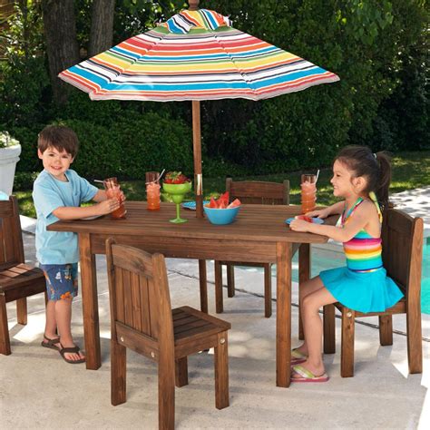 childrens outside table and chair sets