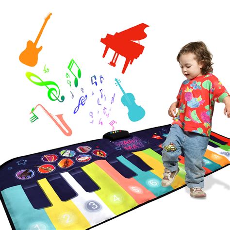 childrens piano floor mat