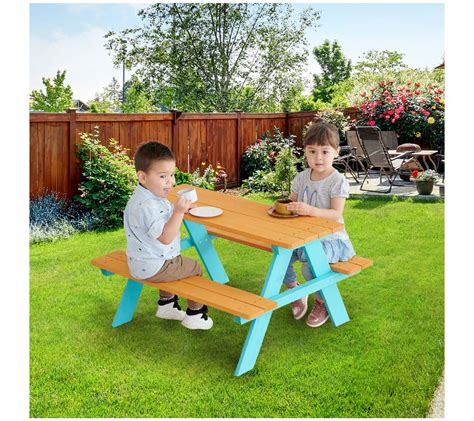 childrens picnic table and chairs