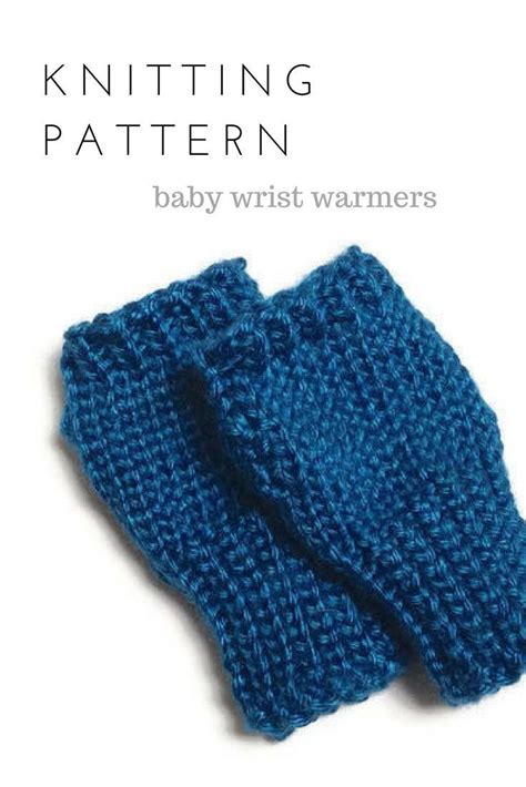 Childrens Wrist Warmers Knitting Pattern