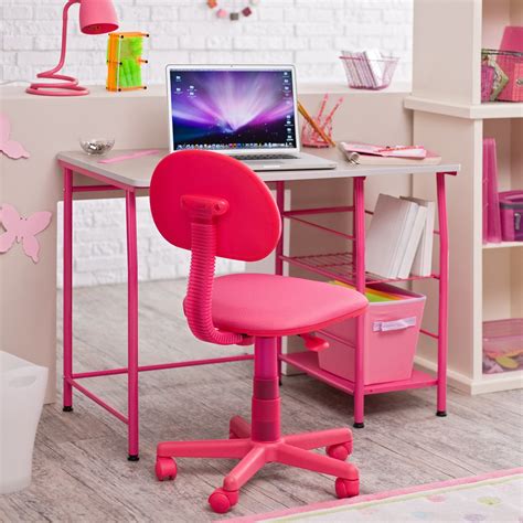 Lipper Kids Desk and Chair with Storage, Multiple Finishes
