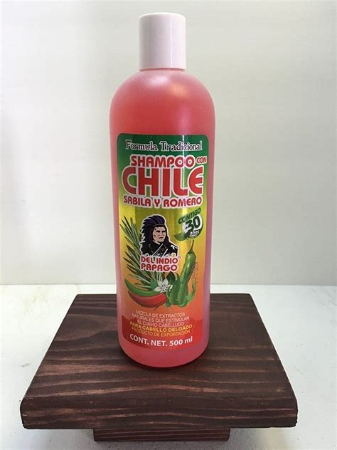 Shampoo Chile con Romero TexMex Curios.