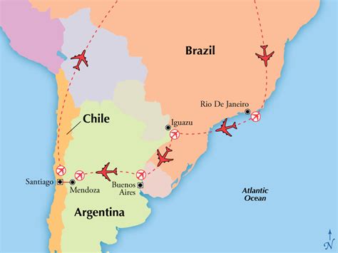 chile argentina and brazil tour
