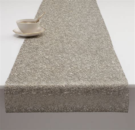 chilewich metallic lace table runner