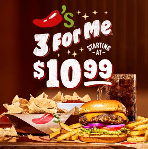 chili's 3 for me special