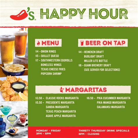 chili's happy hour menu