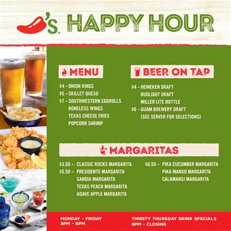 chili's happy hour menu prices