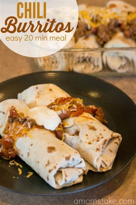 chili cheese burrito recipe easy