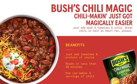 BUSH'S ® Chili Magic ® Chili Starter Traditional Recipe Chili starter
