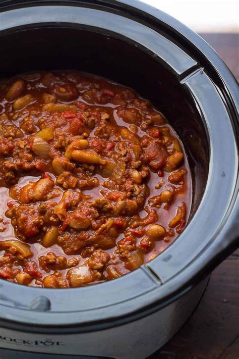 chili recipe crock pot ground beef