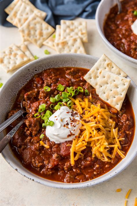 chili recipes no beans