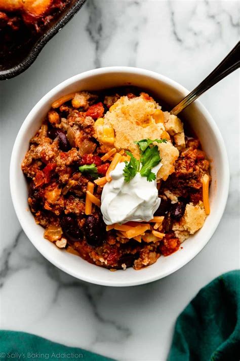 Chili With Cornbread On The Side
