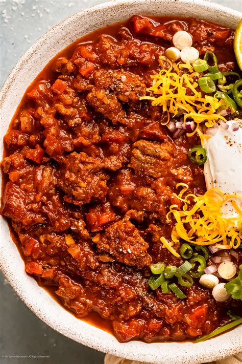 chili without beans recipes
