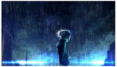 lluvia triste anime paisaje - Fondo de pantalla de Yamur - 1920x1200