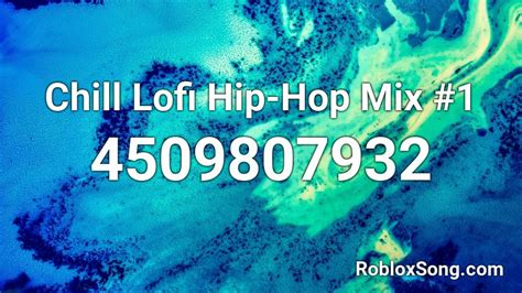 chill lofi mix Roblox ID