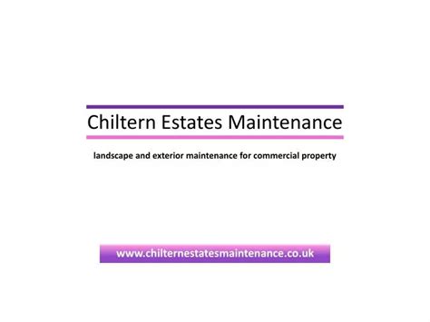 Chiltern Estates Maintenance