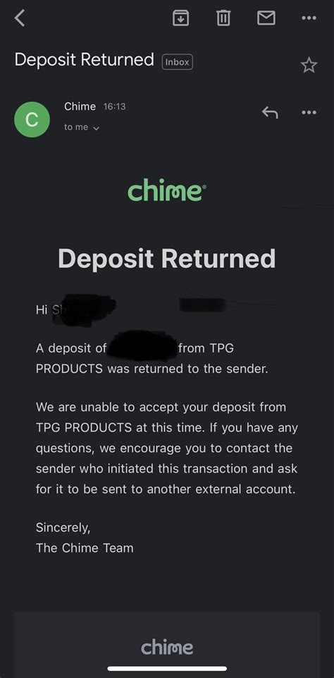 Chime Refund Account Check