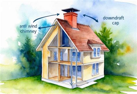 Chimney Cap Prevent Downdraft