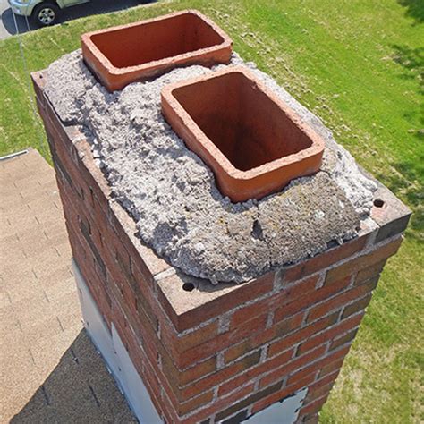 chimney crown repair cement
