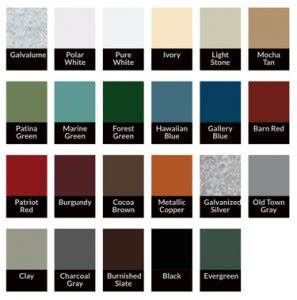 Chimney Flashing Colors