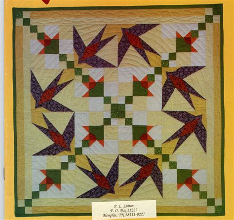 Chimney Swallows Quilt Pattern