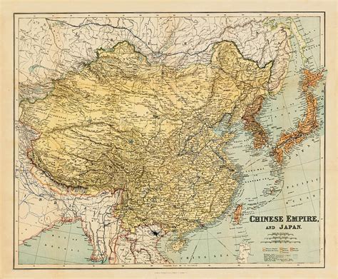 China Map In 1900