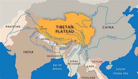 The scope of the Tibetan Plateau and its basic geographical conditions