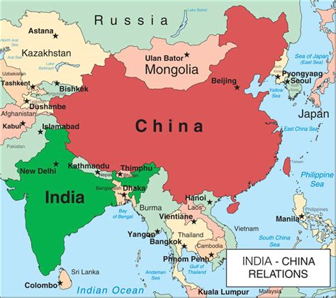 China Map Vs India Map