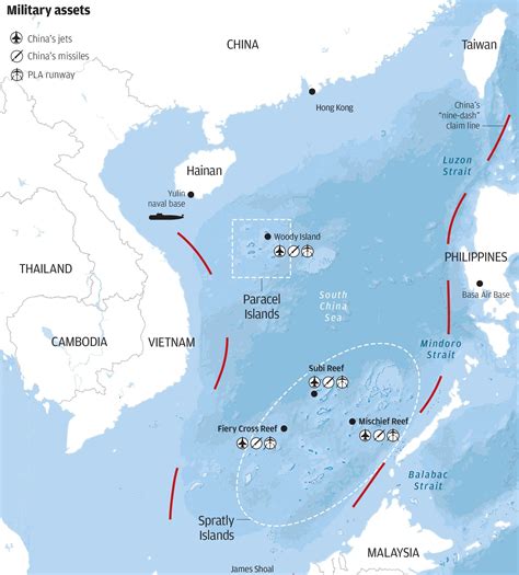 china building islands in south china sea map