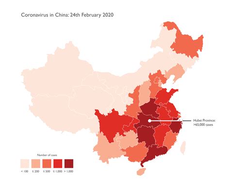 china cases covid-19 map
