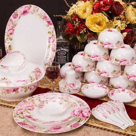 china dinnerware sets with roses