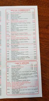 china king melbourne menu