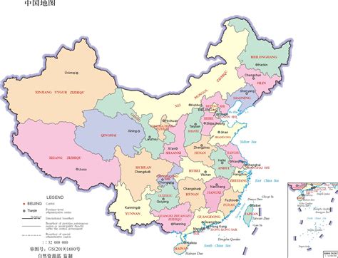 China Map With Provinces