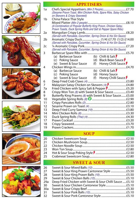 china palace delivery menu