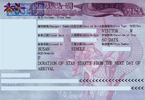china passport to taiwan need visa