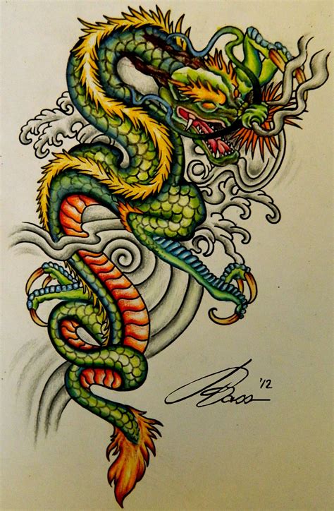 Cool Chinese Dragon Tattoo Designs Free 2023