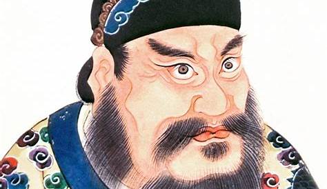 Premium Vector | Cartoon character of chinese emperor qin shi huang