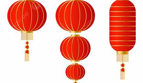 Realistic Lantern Vector Hd Images, Realistic Chinese Lantern, Chinese