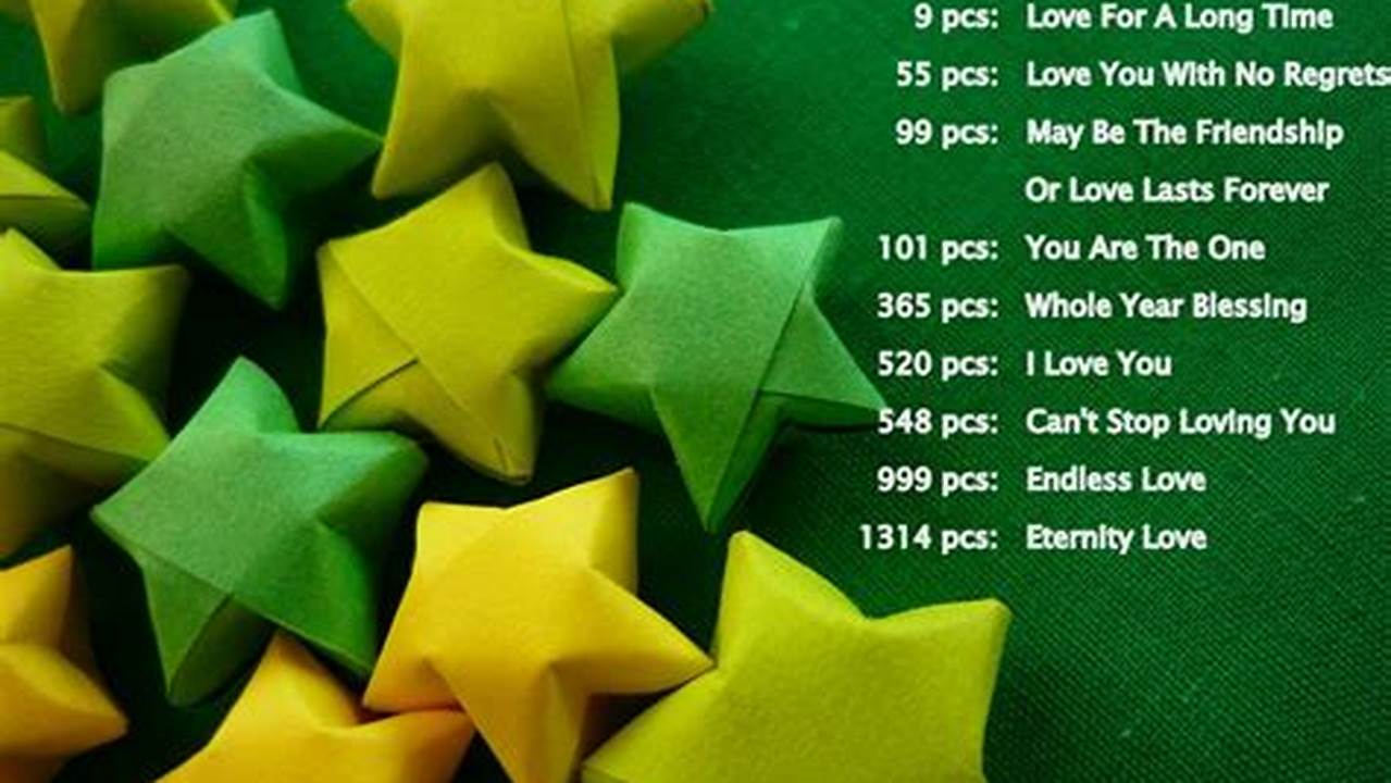 Chinese Lucky Stars Origami: Meaning and Symbolism