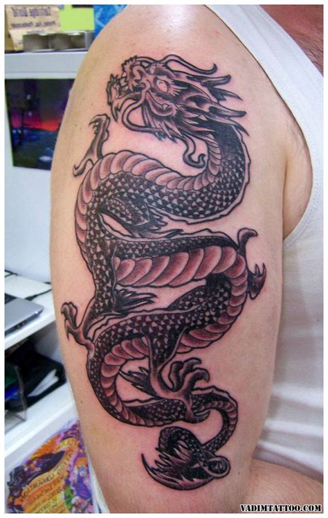 Incredible Chinese Dragon Tattoo Designs For Arms 2023