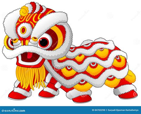 chinese lion dance drawing