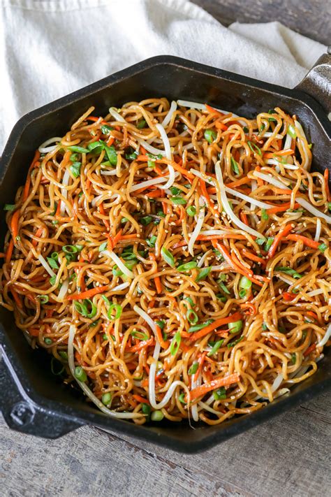 chinese style fried noodles