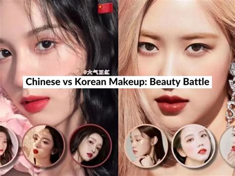 chinese vs korean makeup