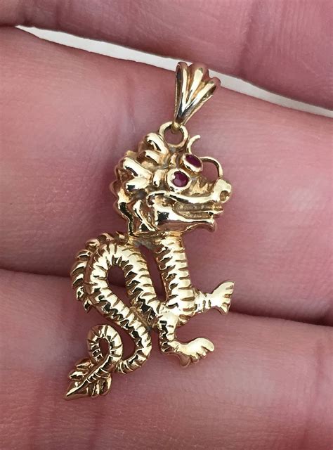 chinese zodiac dragon necklace